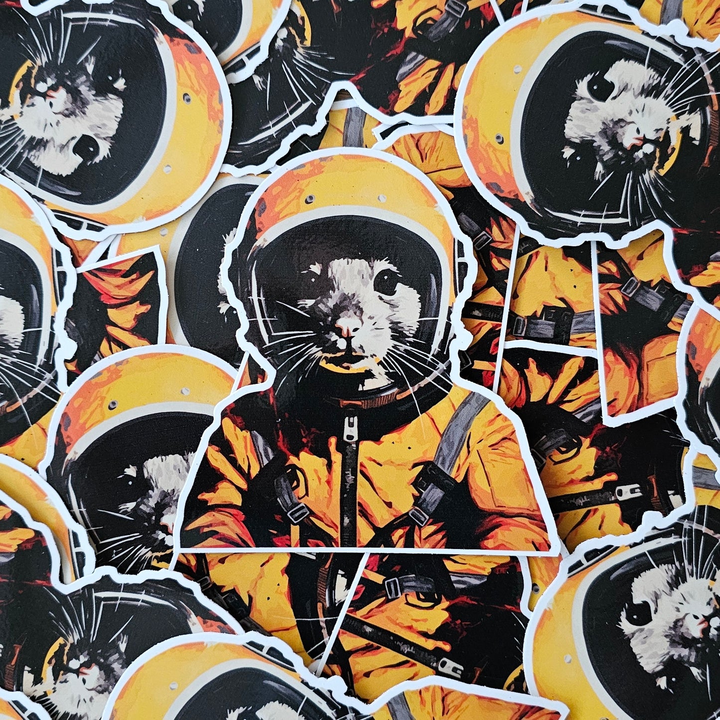 Sticker Ratstronaut