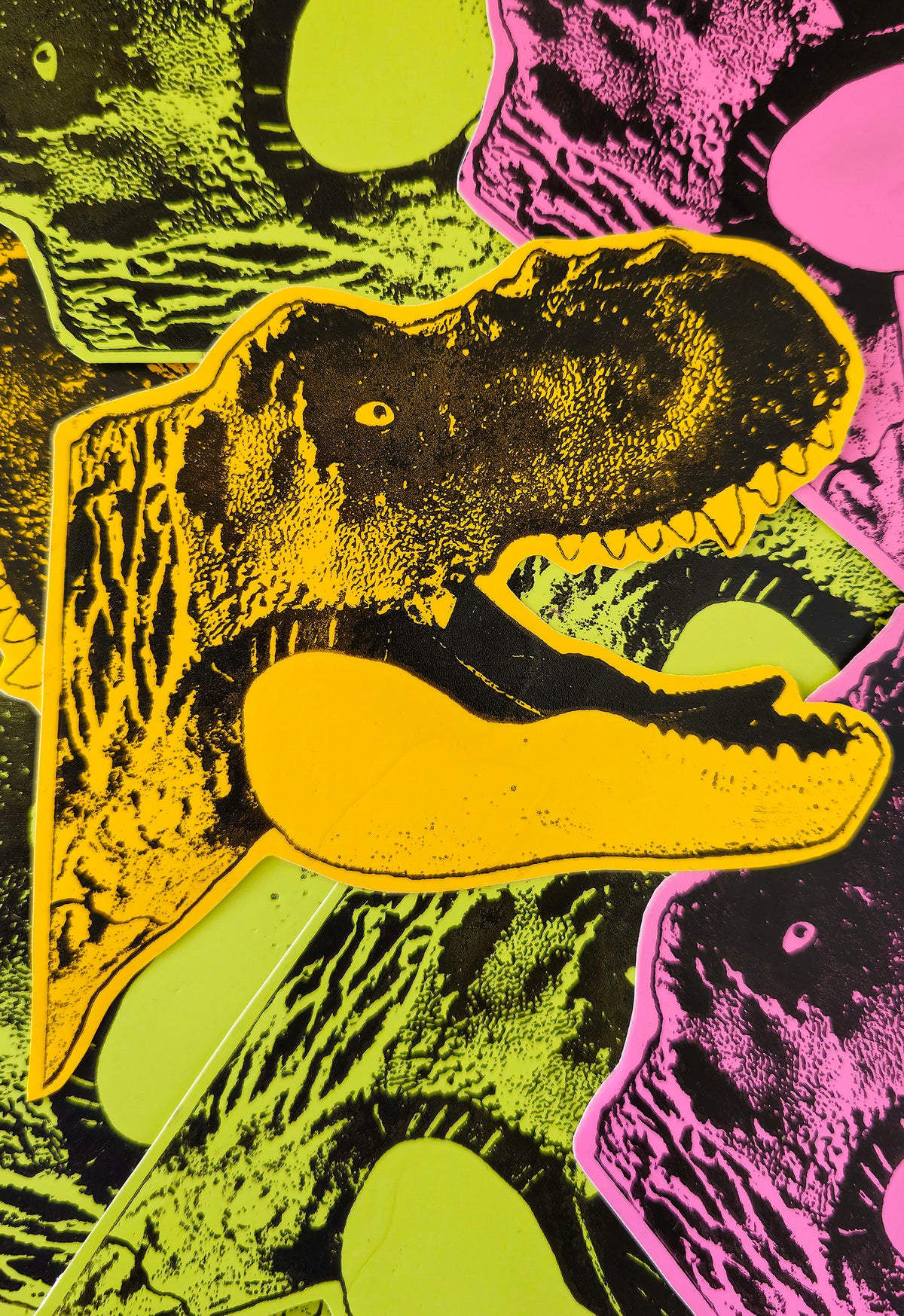 T-Rex | Handgedrukte sticker
