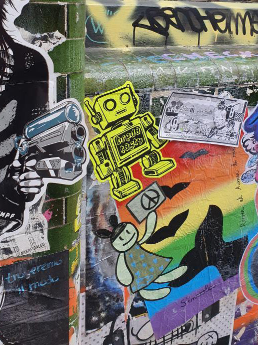 XL Sticker BredaTasty Robot