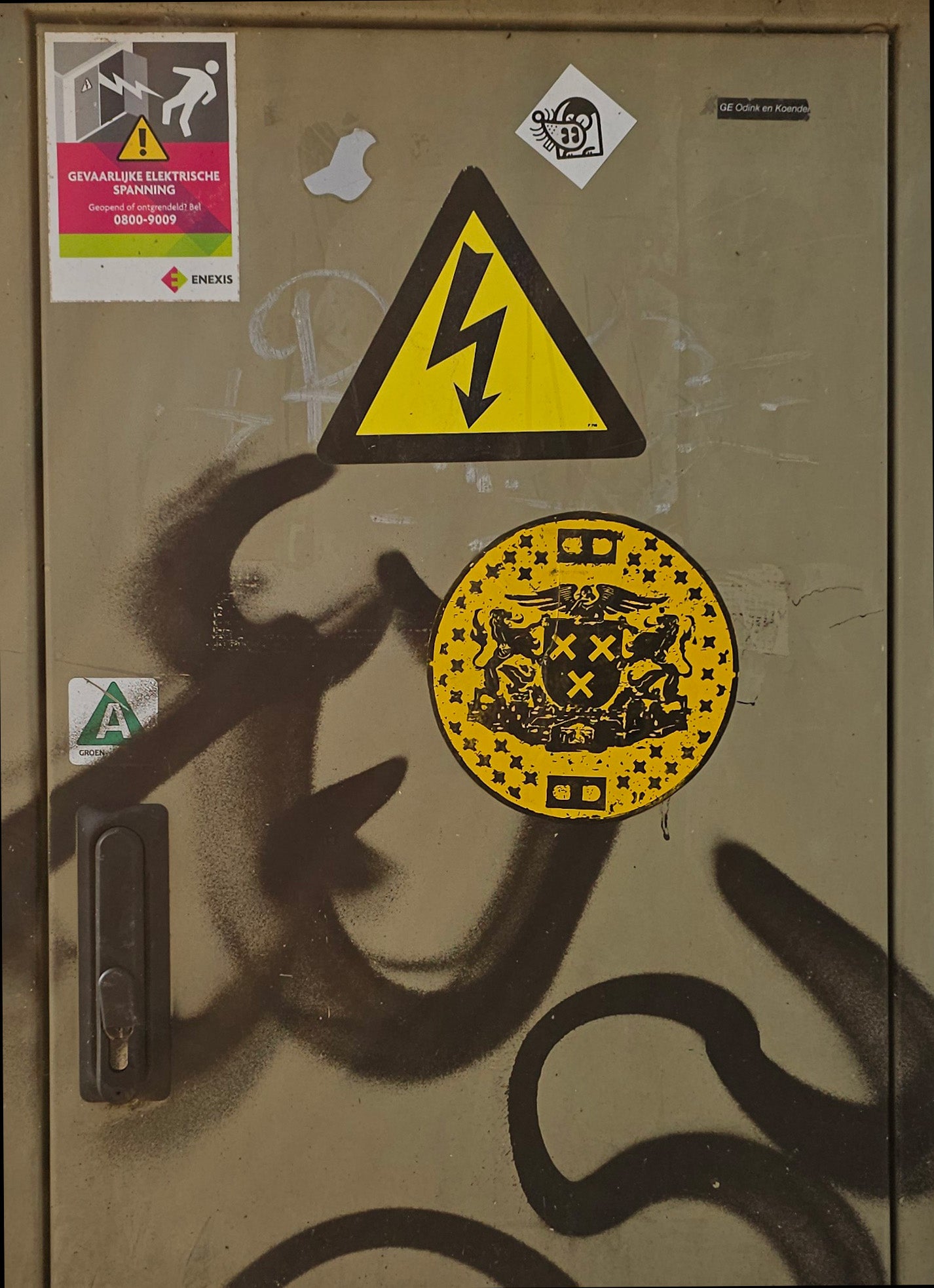 XL Sticker Putdeksel Breda