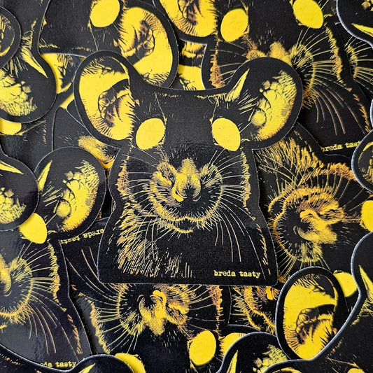 Sticker Yellow Eyes